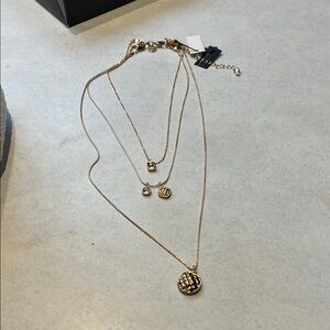 Elegant Gold and Silver Layered Necklace